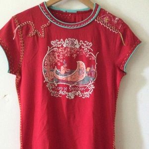 New Double D Ranch embroidered t-shirt